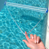 Pool surface net with aluminium frame TEBAS
