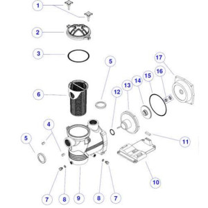 Spare parts for pool water attraction pump DISCOVERY IML
