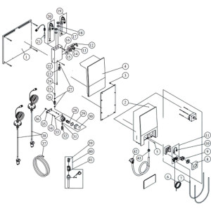 Spare parts for pool chemical dosing station PoolRelax 3 CL BAYROL