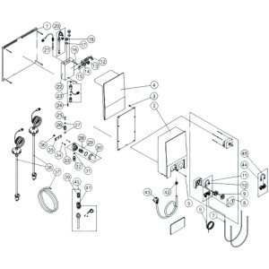 Spare parts for pool chemical dosing station PoolRelax 3 O2 BAYROL