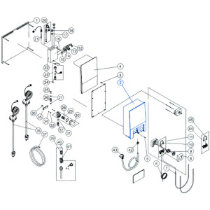 Spare parts for pool chemical dosing station PoolRelax 3 O2 BAYROL 2