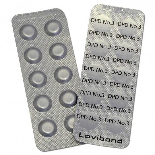 Tabletki do pomiaru chloru całkowitego dla fotometru basenowego DPD 3 10 SZT. LOVIBOND