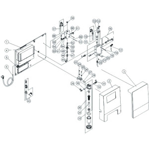 Spare parts for the pool chemical dosing station ANALYT 2 BAYROL