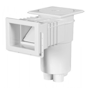 Universal skimmer for swimming pool extended EURO WHITE EDITION TEBAS