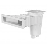 Universal pool skimmer slim white EURONORM COLOR EDITION TEBAS