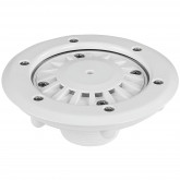 Bottom swimming pool nozzle for foiled and prefabricated swimming pool white EURO TEBAS