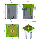 Swimming pool water level controller with shut-off valve ASTRAL POOL