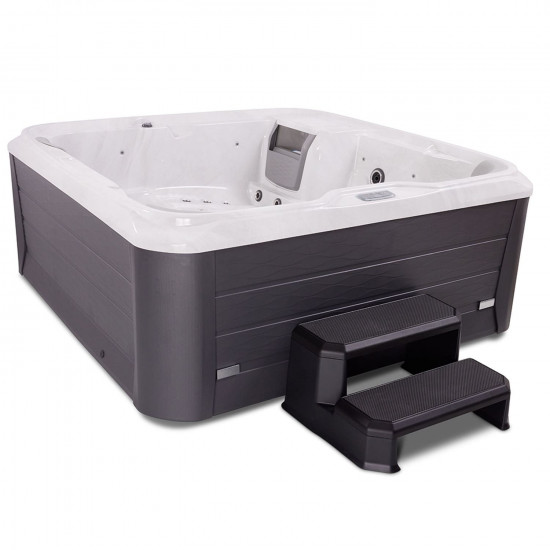 Steps to the spa bath  EVO colour: black LEISURE CONCEPTS