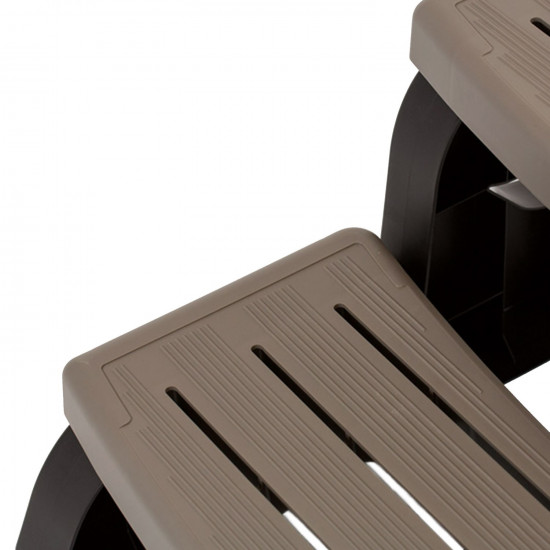 Steps to the spa bath DURASTEP II colour: Black LEISURE CONCEPTS