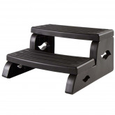 Steps to the spa bath DURASTEP II colour: Black LEISURE CONCEPTS