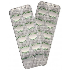 Active oxygen measurement tablets for pool tester DPD 4 RAPID LOVIBOND