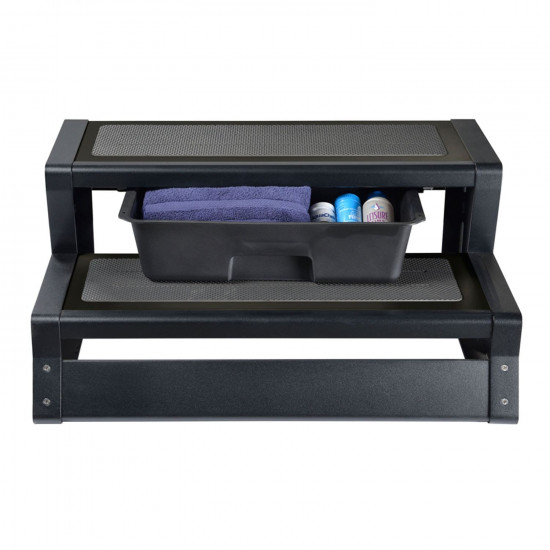 Steps to the spa bath  EVO colour: black LEISURE CONCEPTS