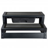 Steps to the spa bath  EVO colour: black LEISURE CONCEPTS
