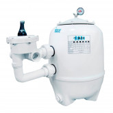 Filtr piaskowy do basenu 90m3 900 mm z zaworem 2'' WHITE EAGLE 32 m3/h TEBAS