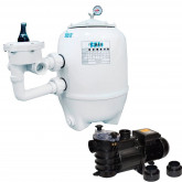 Zestaw filtracyjny do basenu 35m3 450mm 9m3/h 0,25 kW 230V WHITE EAGLE TEBAS