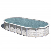 Basen stalowy Kanadyjski owalny 730 x 375 cm x 132 cm ISLANDIA GRE
