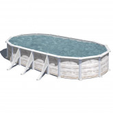 Canadian steel pool oval 730 x 375 cm x 132 cm GROENLANDIA GRE