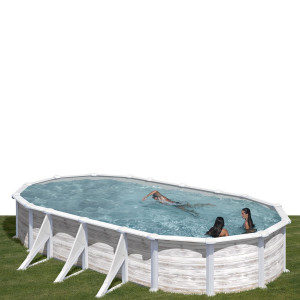 Canadian steel pool oval 730 x 375 cm x 132 cm GROENLANDIA GRE 2