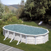 Canadian steel pool oval 730 x 375 cm x 132 cm GROENLANDIA GRE
