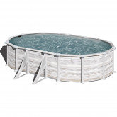 Canadian steel pool oval 610 x 375 cm x 132 cm GROENLANDIA GRE