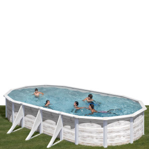 Basen stalowy Kanadyjski owalny 730 x 375 cm x 120 cm FINLANDIA GRE 2