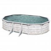 Canadian steel pool oval 610 x 375 cm x 120 cm FINLANDIA GRE