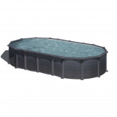 Canadian steel pool oval 610 x 375 cm x 132 cm CAPRI GRE