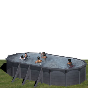 Canadian steel pool oval 730 x 375 cm x 132 cm GRANADA GRE 2