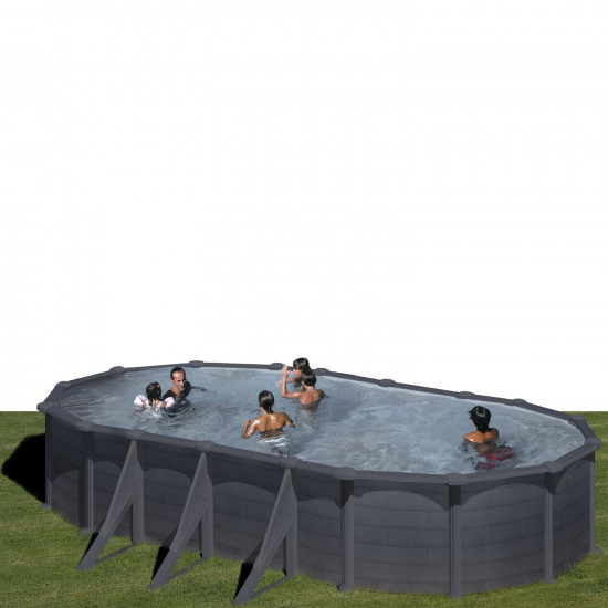 Canadian steel pool oval 730 x 375 cm x 132 cm GRANADA GRE