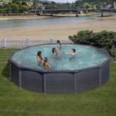 Canadian steel pool round Ø550 x 132 cm GRANADA GRE
