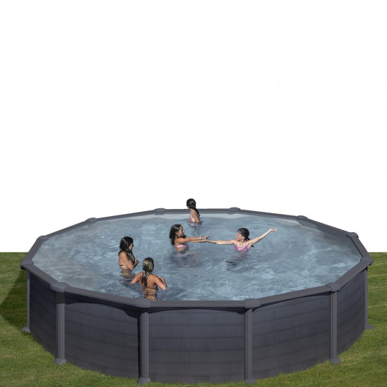 Canadian steel pool round Ø550 x 132 cm GRANADA GRE