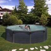 Canadian steel pool round Ø460 x 132 cm GRANADA GRE