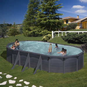 Canadian steel pool oval 730 x 375 cm x 120 cm KEA GRE 2