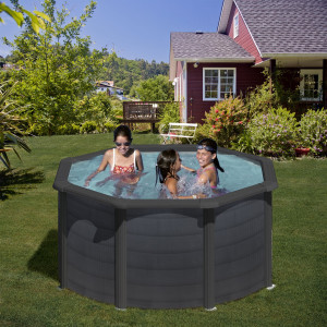 Canadian steel pool round Ø240 x 120 cm KEA GRE 2