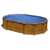 Canadian steel pool oval 610 x 375 cm x 132 cm AMAZONIA GRE