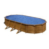 Basen stalowy Kanadyjski owalny 730 x 375 cm x 120 cm PACIFIC GRE