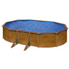 Basen stalowy Kanadyjski owalny 610 x 375 cm x 120 cm PACIFIC GRE