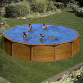 Canadian steel pool round Ø460 x 120 cm PACIFIC GRE