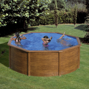 Canadian steel pool round Ø300 x 120 cm PACIFIC GRE 2
