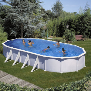 Canadian steel pool oval 915 x 470 cm x 132 cm ATLANTIS GRE 2