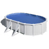 Basen stalowy Kanadyjski owalny 610 x 375 cm x 132 cm ATLANTIS GRE