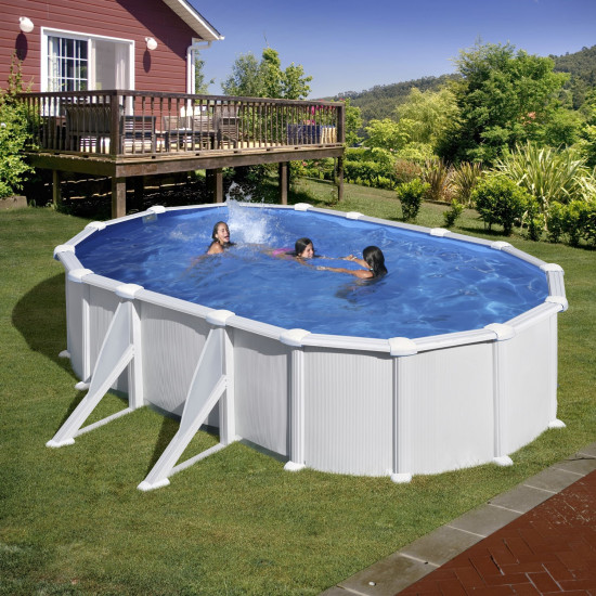 Canadian steel pool oval 500 x 300 cm x 132 cm ATLANTIS GRE