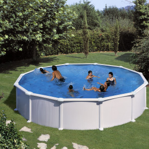 Canadian steel pool round Ø550 x 132 cm ATLANTIS GRE 2