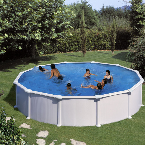 Canadian steel pool round Ø550 x 132 cm ATLANTIS GRE