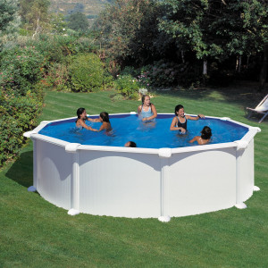 Canadian steel pool round Ø460 x 132 cm ATLANTIS GRE 2