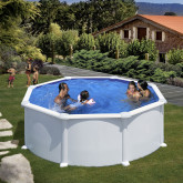 Canadian steel pool round Ø350 x 132 cm ATLANTIS GRE
