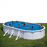 Canadian steel pool oval 730 x 375 cm x 120 cm FIDJI GRE