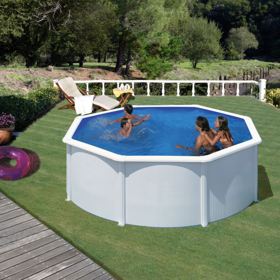 Canadian steel pool round Ø300 x 120 cm FIDJI GRE
