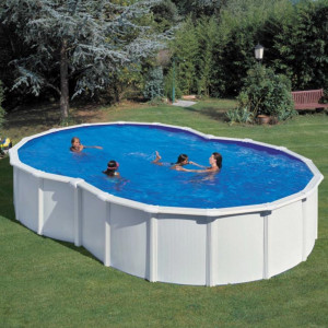 Canadian steel pool eight form 500 x 340 cm x 120 cm VARADERO GRE 2