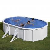 Canadian steel pool oval 610 x 375 cm x 120 cm BORA BORA GRE